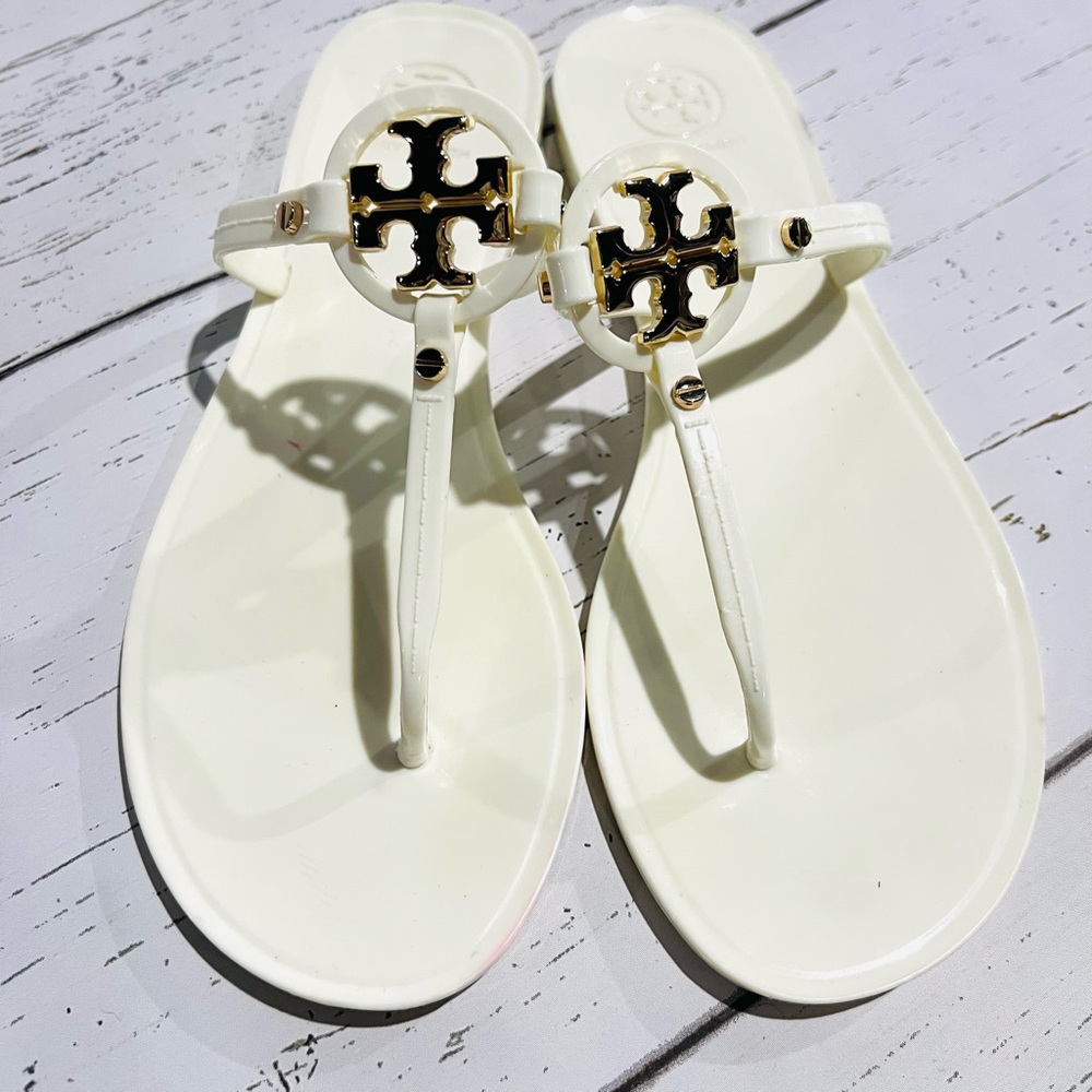 Tory Burch Women's Mini Miller Jelly Sandal Size 8